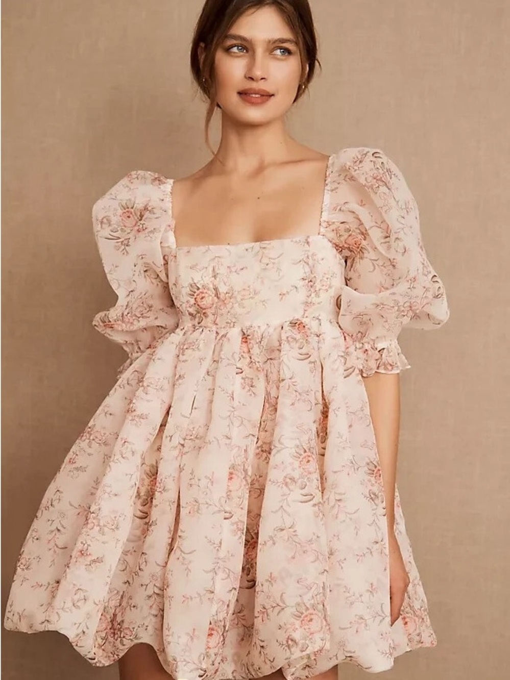 NWT Selkie Bubble Floral Mini Dress SZ L